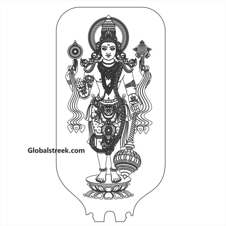 God Acrylic Night Lamp Design File