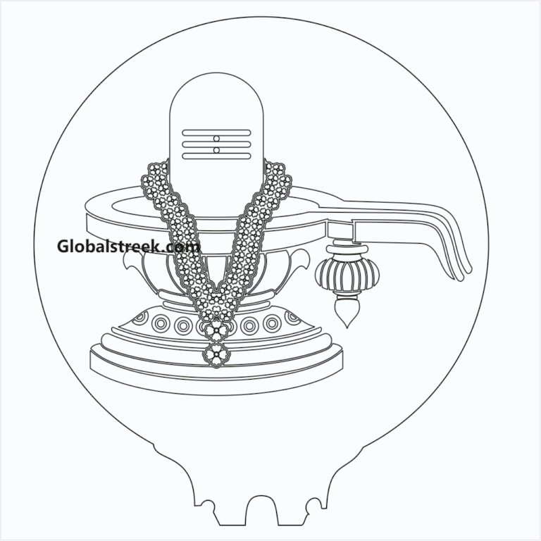 Shivling Acrylic Night Lamp Design File