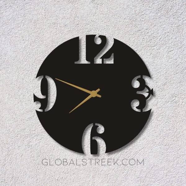 Laser Cutting Simple Clock Design File
