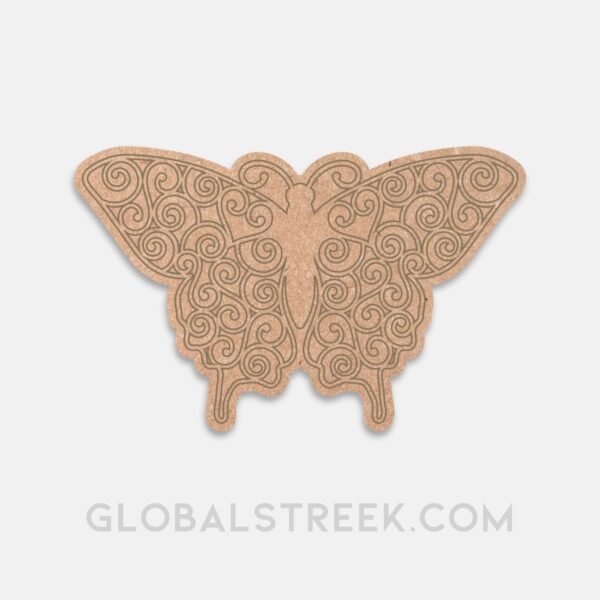 Marked Mdf Butterfly Mandala Art 2