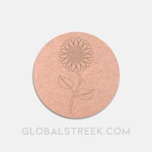 Marked Mdf Coaster Design