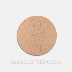 Marked Mdf Coaster Design 3