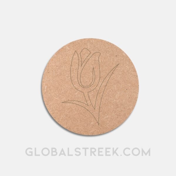 Marked Mdf Coaster Design 3