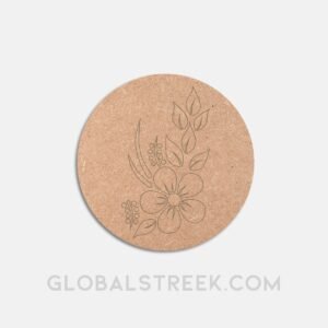 Marked Mdf Coaster Design 4