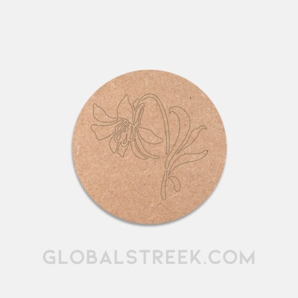 Marked Mdf Coaster Design 6
