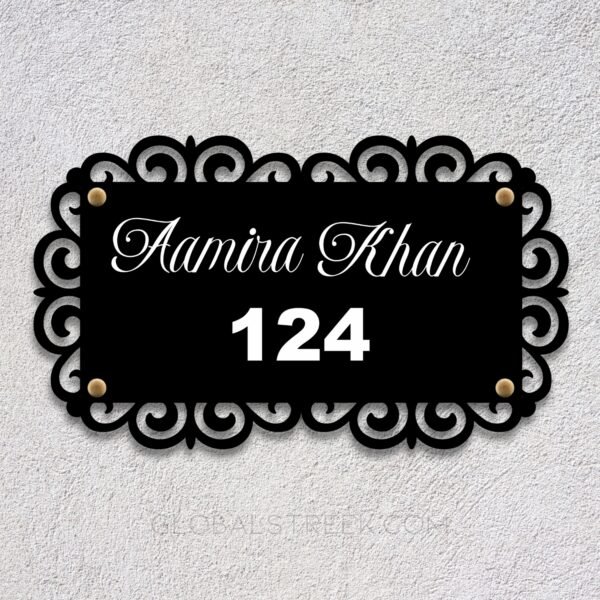 Customise Acrylic NamePlate Design File