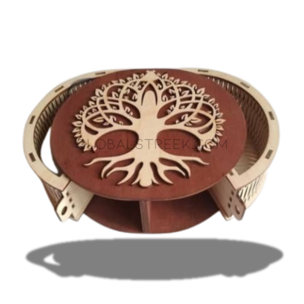 Circle Box Laser Cutting File
