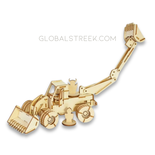 3D Wooden Crane Puzzle Toy – Laser Cutting & Engraving File