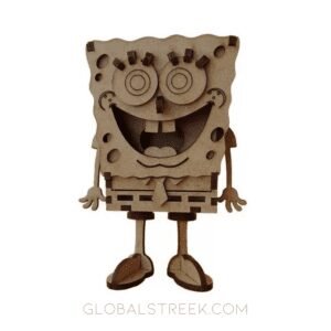 3D Wooden Spongebob Puzzle Toy – Laser Cutting File