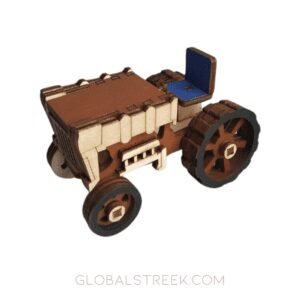 3D Wooden Tractor Puzzle Toy – Laser Cutting File