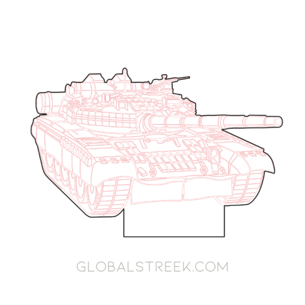 3D Illusion Lamp Tank File – DXF Format for CNC & Laser Cutting