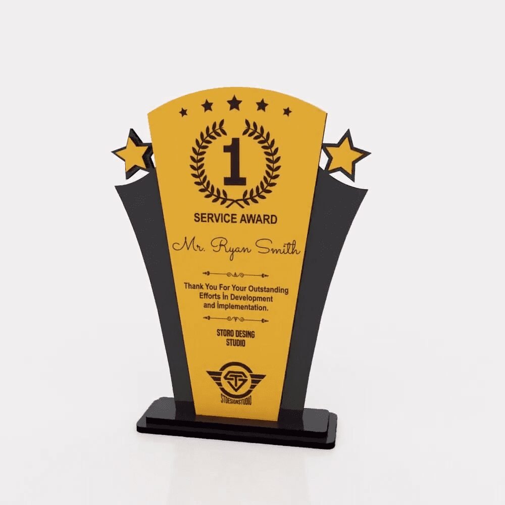 Trophy Laser Cutting Design File