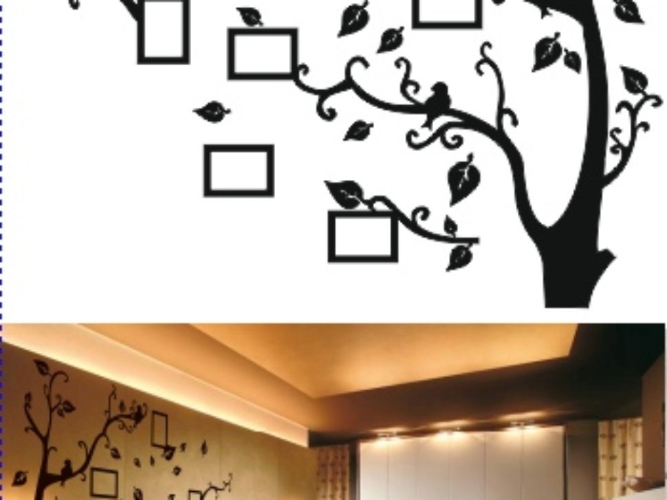 Family Tree Frame Free Vector