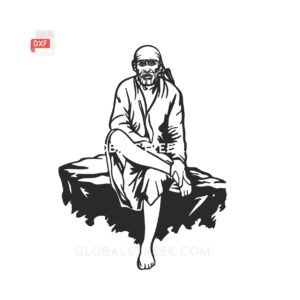 Sai Baba Vector Design File