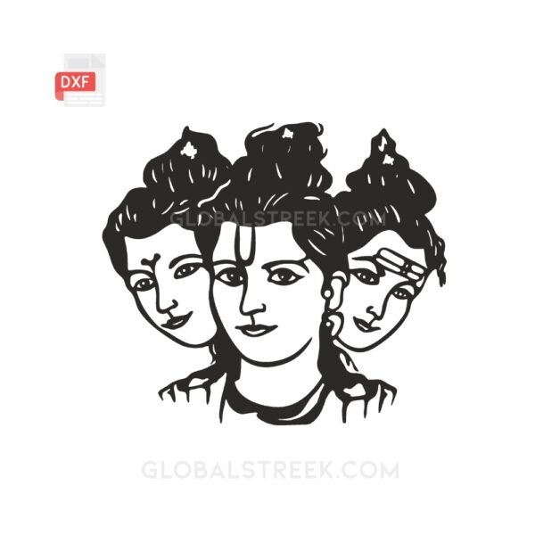 Dattatreya Vector Design | DXF File