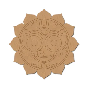 Pre-Marked Jagannath Design on Wood