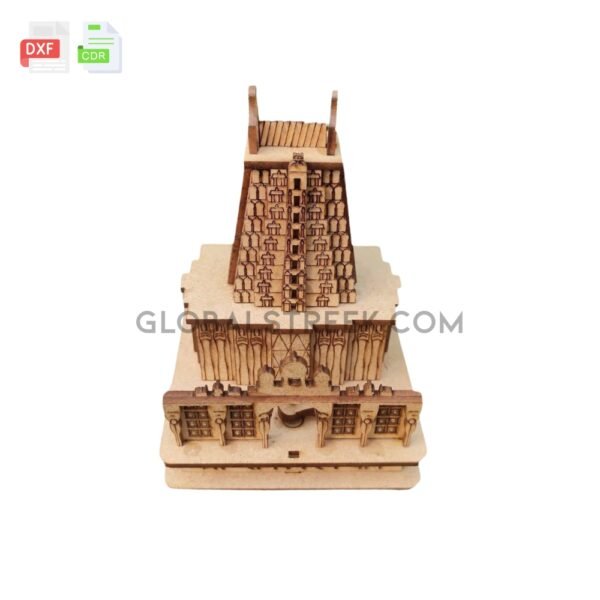Rameshwaram Dham Laser Cutting File - Image 3