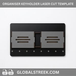 Organiser Keyholder Laser Cut Template