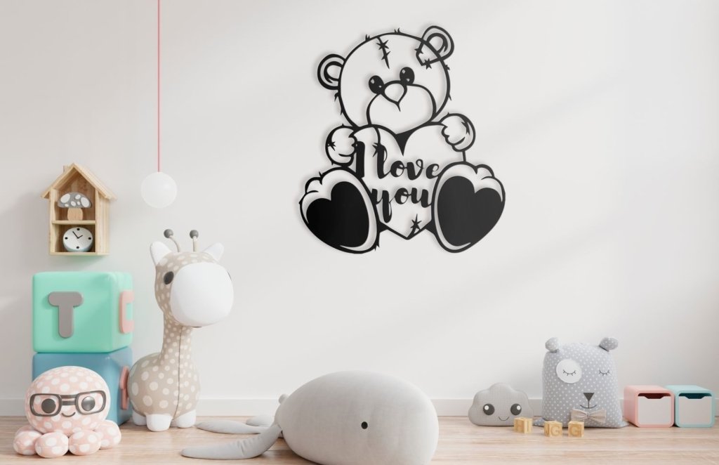 Teddy-Bear-Wall-Decor-free-laser-cutring-file.webp
