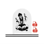 Hanuman Vector Design File DXF Engraving Design