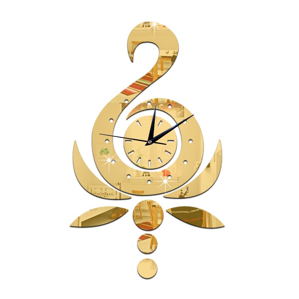 Wall-clock-swan-lotus-free-laser-cutring-file.webp