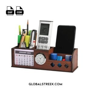 Desk-Organizer-laser-cutting-free-design