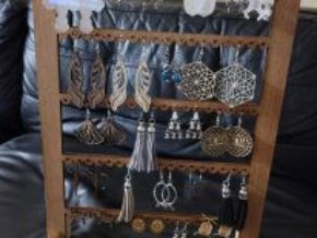 Earring stand laser cutting file