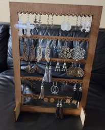 Earring stand laser cutting file