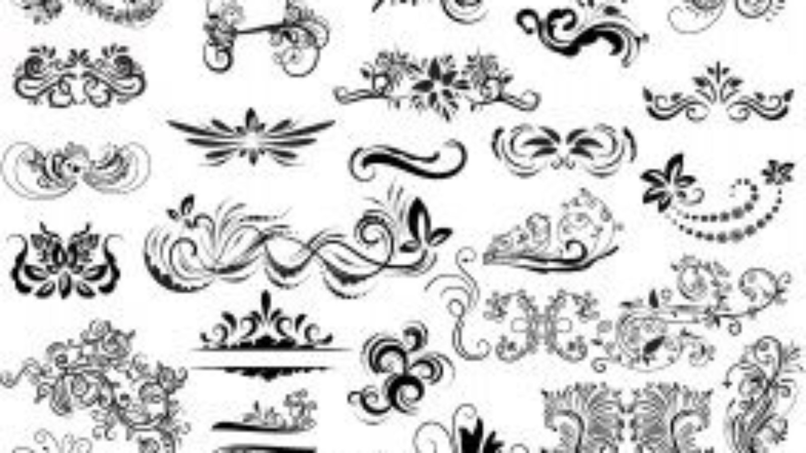 Floral decor vector art free engraving vector design file