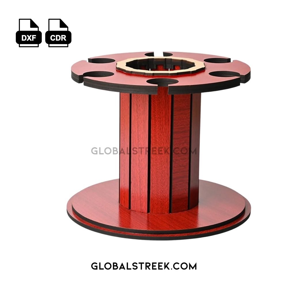 Glass-holder-and-wine-Holder-laser-cutting-free-design