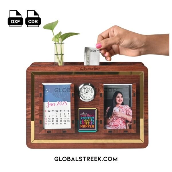 Wooden-Piggy-Bank-laser-cutting-free-design