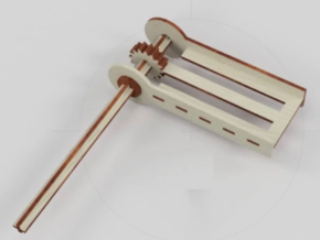 Rattle toy free laser cutting design file