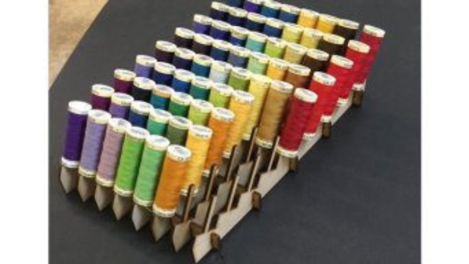 Sewing-thread-bobbin-holder-laser-cutting-free-design