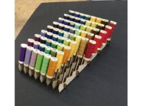 Sewing thread bobbin holder free vector design file