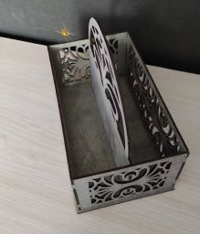 Wooden total box free laser cutting file