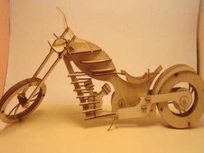 wooden bike free laser cut file
