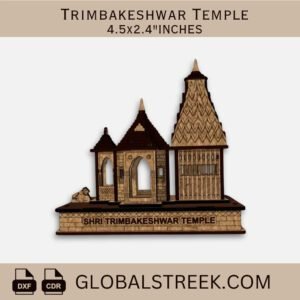 Trimbakeshwar Jyotirling Temple Laser Cutting Files – DXF & CDR