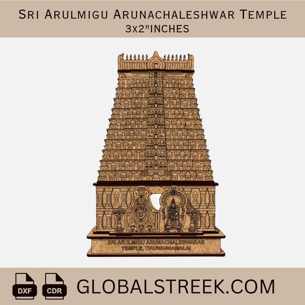 Sri Arulmigu Arunachaleshwar Temple Laser Cutting Files