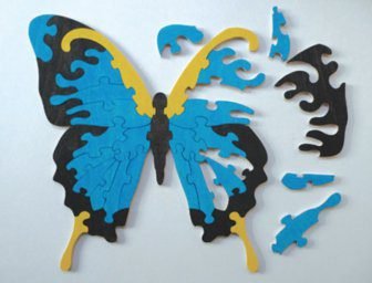 Butterfly puzzle for children
