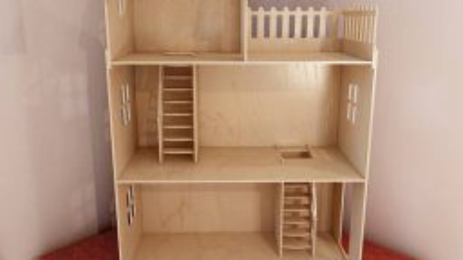 Dollhouse miniature toy house