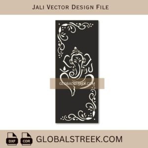 Ganesh Ji Jali Design | Ganesh Laser Cutting Vector Jali File