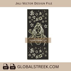 Shiv Jali Design | Shiv Vector Jali Laser Cutting File