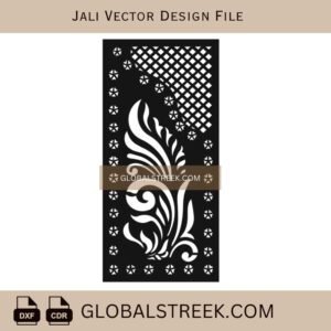 Modern Wooden Jali Laser Cutting Design File