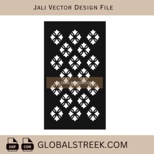 Creative Jali Pattern Vector File for CNC Machines
