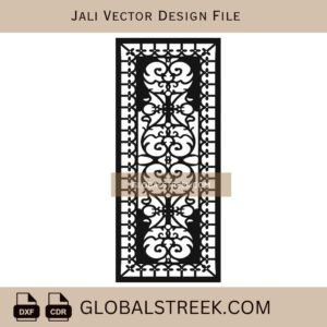 Elegant Jali Design Vector File for CNC & Laser Cutting