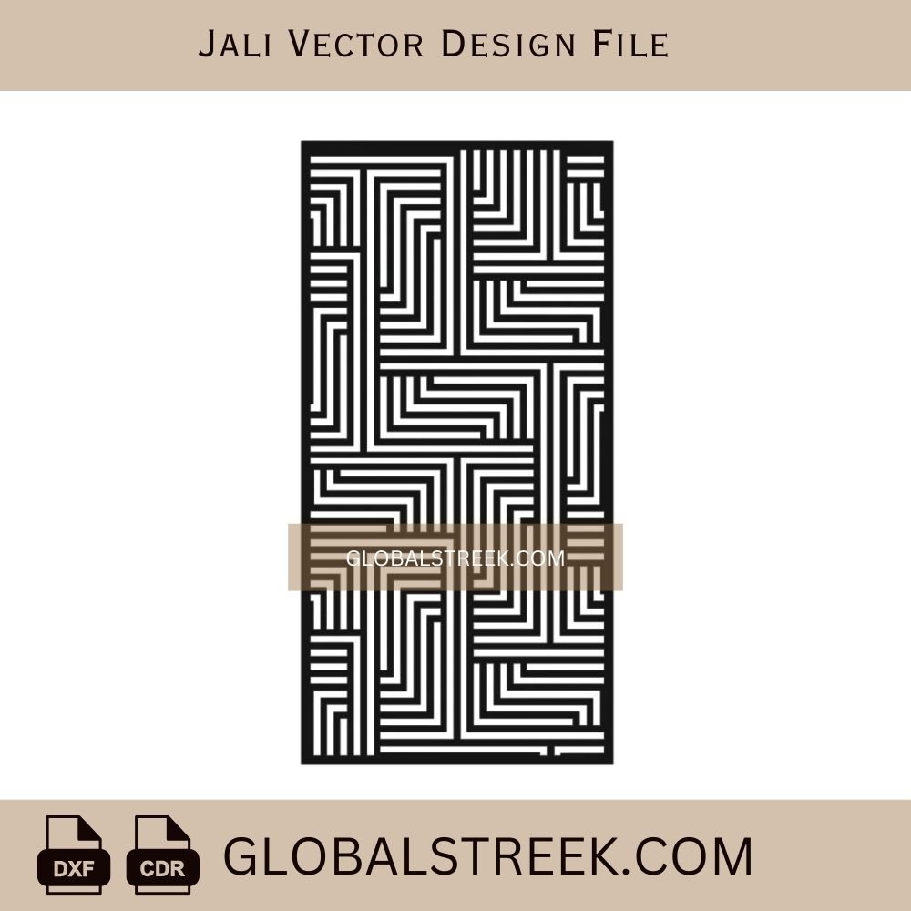 Premium Jali Panel CNC Laser Cutting File Download