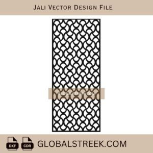 Stylish Interior Jali Panel Vector File Download