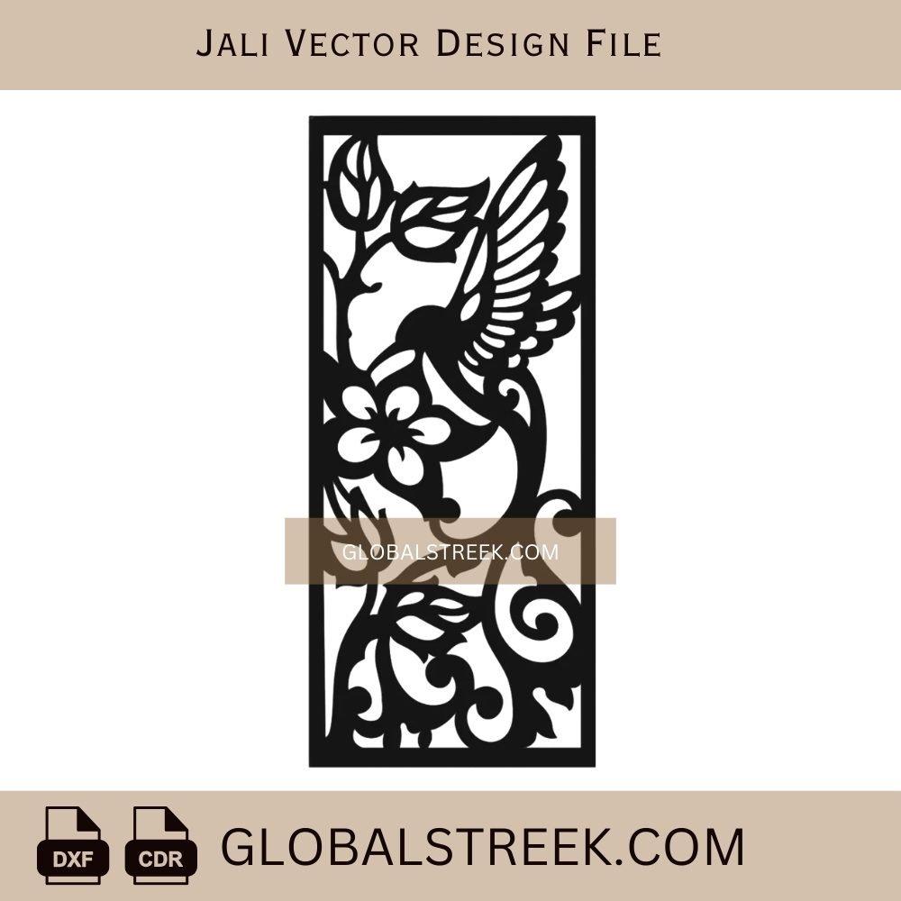 Laser Ready Jali Design File (DXF Format)