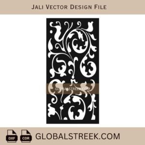 Simple Decorative Jali Panel CNC Cutting File