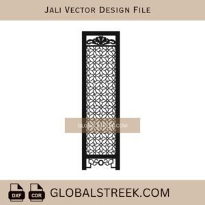 Modern Jali Sheet Design Laser Cutting File